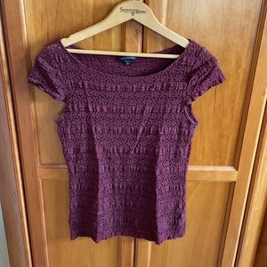 Lace stretch blouse - super cute and flattering